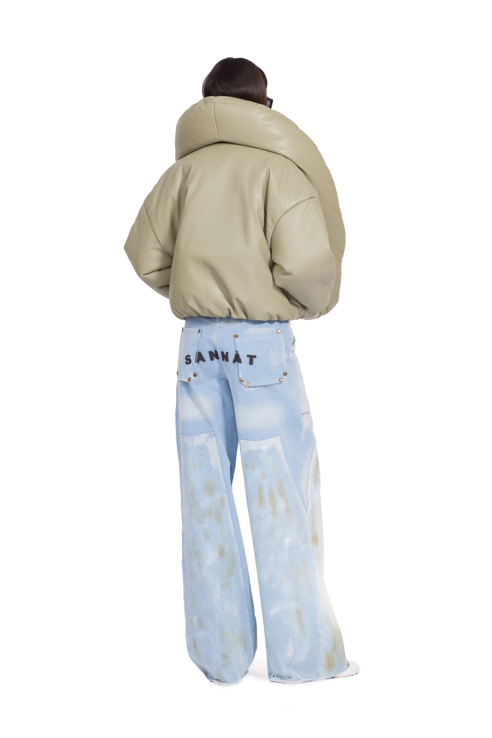DISTRESSED JEANS BY HAND