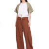 PLEATED TROUSERS