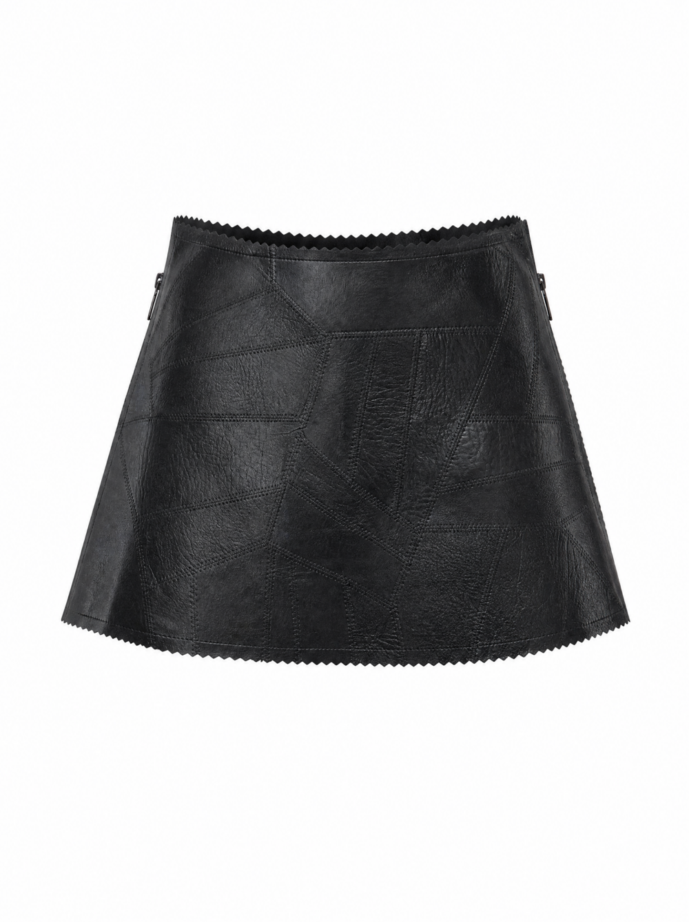 Черная зип ZIPPER SKIRT